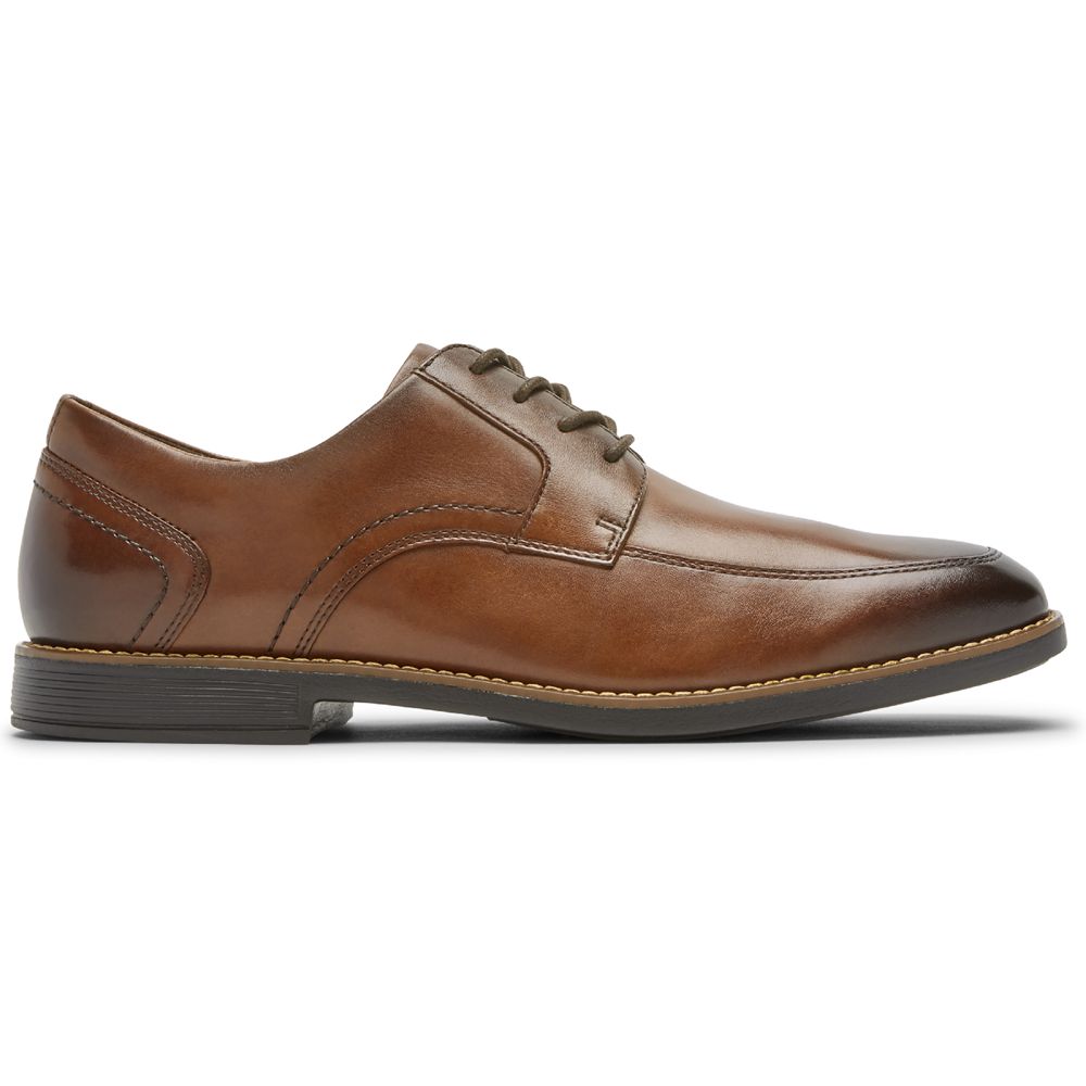 Sapatos Oxford Homem Rockport Slayter Apron Toe Marrom,Portugal WDFYP-4086